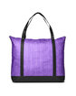 Prime Line Cedar Non-Woven Cooler Tote Bag purple ModelBack