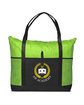 Prime Line Cedar Non-Woven Cooler Tote Bag lime green DecoFront