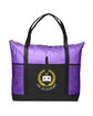 Prime Line Cedar Non-Woven Cooler Tote Bag purple DecoFront