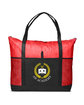 Prime Line Cedar Non-Woven Cooler Tote Bag red DecoFront