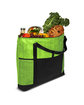 Prime Line Cedar Non-Woven Cooler Tote Bag lime green ModelSide