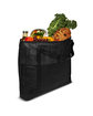Prime Line Cedar Non-Woven Cooler Tote Bag black ModelSide