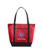 Prime Line Medium Size Non-Woven Cooler Tote Bag red DecoFront