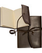 Leeman Americana Leather-Wrapped Journal brown ModelSide