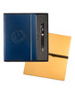 Leeman Tuscany™ Journal And Executive Stylus Pen Set navy blue DecoFront