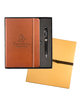Leeman Tuscany™ Journal And Executive Stylus Pen Set tan DecoFront