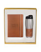 Leeman Tuscany™ Journal And Tumbler Gift Set tan DecoFront
