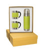 Leeman Tuscany Thermal Bottle And Coffee Cups Gift Set  