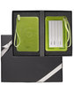 Leeman Venezia Luggage Tag Set lime green DecoFront