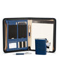 Leeman Tuscany™ Mobile Portfolio Power Bank And Pen Set navy blue ModelSide