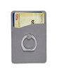 Leeman Tuscany™ Card Holder With Metal Ring Phone Stand gray ModelSide
