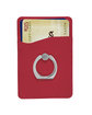 Leeman Tuscany™ Card Holder With Metal Ring Phone Stand red ModelSide