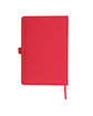 Leeman Roma Journal with Elastic Pocket red ModelBack