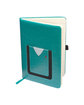 Leeman Medical Theme Journal Book With Cell Phone Pocket teal ModelSide