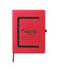 Leeman Roma Journal With Horizontal Phone Pocket red DecoFront