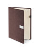 Leeman Nuba Refillable Journal With Phone Stand brown ModelSide