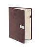 Leeman Nuba Refillable Journal With Phone Stand brown DecoSide