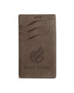 Leeman Nuba RFID 3 Pocket Phone Wallet brown DecoFront