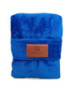 Leeman Duo Travel Pillow Blanket reflex blue DecoFront