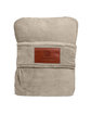 Leeman Duo Travel Pillow Blanket tan DecoFront