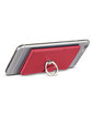 Leeman Tuscany Dual Card Pocket With Metal Ring red ModelBack