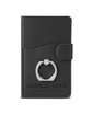 Leeman Tuscany Dual Card Pocket With Metal Ring black DecoFront