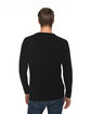 Lane Seven Unisex French Terry Crewneck Sweatshirt black ModelBack