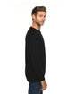 Lane Seven Unisex French Terry Crewneck Sweatshirt black ModelSide