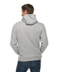 Lane Seven Unisex Premium Pullover Hooded Sweatshirt heather grey ModelBack