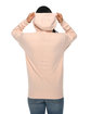 Lane Seven Unisex Premium Pullover Hooded Sweatshirt pale pink ModelBack