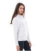 Lane Seven Unisex Premium Pullover Hooded Sweatshirt WHITE ModelSide