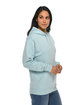 Lane Seven Unisex Premium Pullover Hooded Sweatshirt BLUE MIST ModelSide