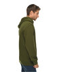 Lane Seven Unisex Premium Pullover Hooded Sweatshirt ARMY GREEN ModelSide
