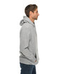 Lane Seven Unisex Premium Pullover Hooded Sweatshirt HEATHER GREY ModelSide