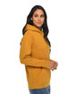 Lane Seven Unisex Premium Pullover Hooded Sweatshirt mustard ModelSide