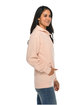 Lane Seven Unisex Premium Pullover Hooded Sweatshirt PALE PINK ModelSide