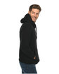 Lane Seven Unisex Premium Pullover Hooded Sweatshirt BLACK ModelSide