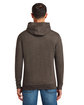 Lane Seven Unisex Premium Full-Zip Hooded Sweatshirt charcoal heather ModelBack