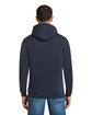 Lane Seven Unisex Premium Full-Zip Hooded Sweatshirt navy ModelBack