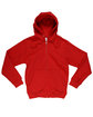 Lane Seven Unisex Premium Full-Zip Hooded Sweatshirt red OFFront