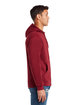Lane Seven Unisex Premium Full-Zip Hooded Sweatshirt burgundy ModelSide
