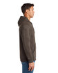 Lane Seven Unisex Premium Full-Zip Hooded Sweatshirt charcoal heather ModelSide