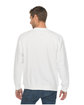 Lane Seven Unisex Premium Crewneck Sweatshirt WHITE ModelBack