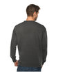 Lane Seven Unisex Premium Crewneck Sweatshirt CHARCOAL HEATHER ModelBack