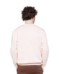 Lane Seven Unisex Premium Crewneck Sweatshirt pale pink ModelBack