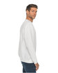 Lane Seven Unisex Premium Crewneck Sweatshirt WHITE ModelSide