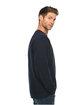 Lane Seven Unisex Premium Crewneck Sweatshirt navy ModelSide