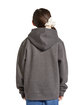Lane Seven Youth Premium Pullover Hooded Sweatshirt charcoal heather ModelBack