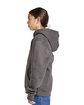 Lane Seven Youth Premium Pullover Hooded Sweatshirt CHARCOAL HEATHER ModelSide