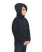 Lane Seven Youth Premium Pullover Hooded Sweatshirt NAVY ModelSide